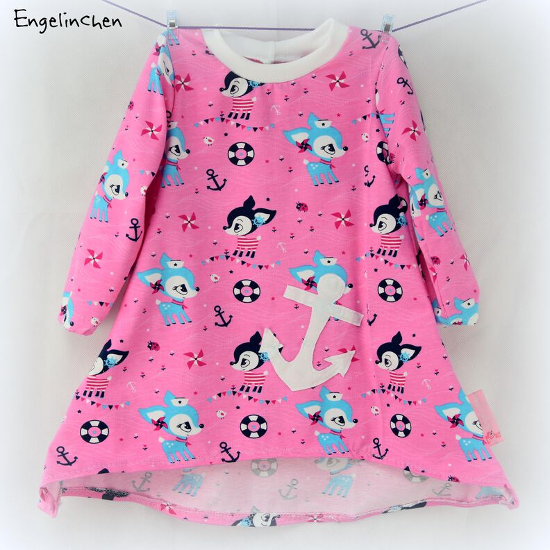 HEARTrock Tunika Kleid Gr. 74 - 164 + Puppenschnitt image number 6