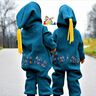OUTDOOR-EINTEILER ONEPIECE ONESIE FÜR KINDER GR 56 - 98 thumbnail number 4