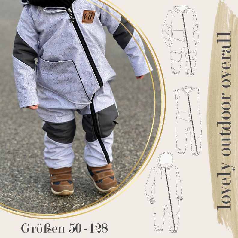 lovely outdoor overall 50-128 Softshellanzug Walkoverall image number 1