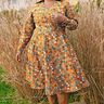 Kleid im 50er Stil mit weitem Rock und Kragen CALLA (34-58) thumbnail number 3