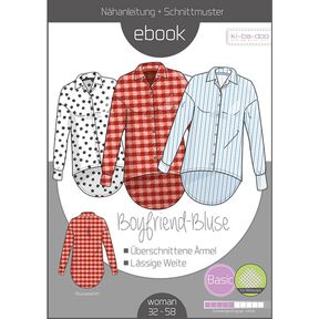 Ebook/Nähanleitung Boyfriend Bluse, Gr. 32-58