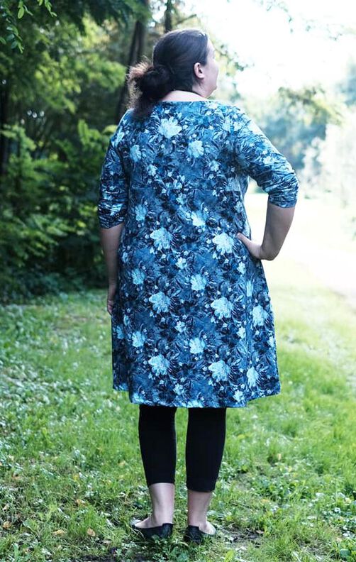 Kleid Tunika DELICIA (34-56) A-Linie Schnittmuster image number 6