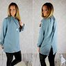 Bluse Stehkragen Schlitz hinten KERAH ♥ Gr. XS-XXL thumbnail number 5