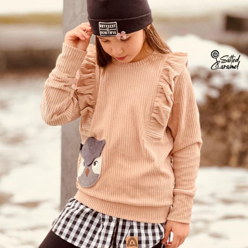 Pullover Gr.134-164-Sweater Lola groß -  inkl. Beamerdatei  image number 1