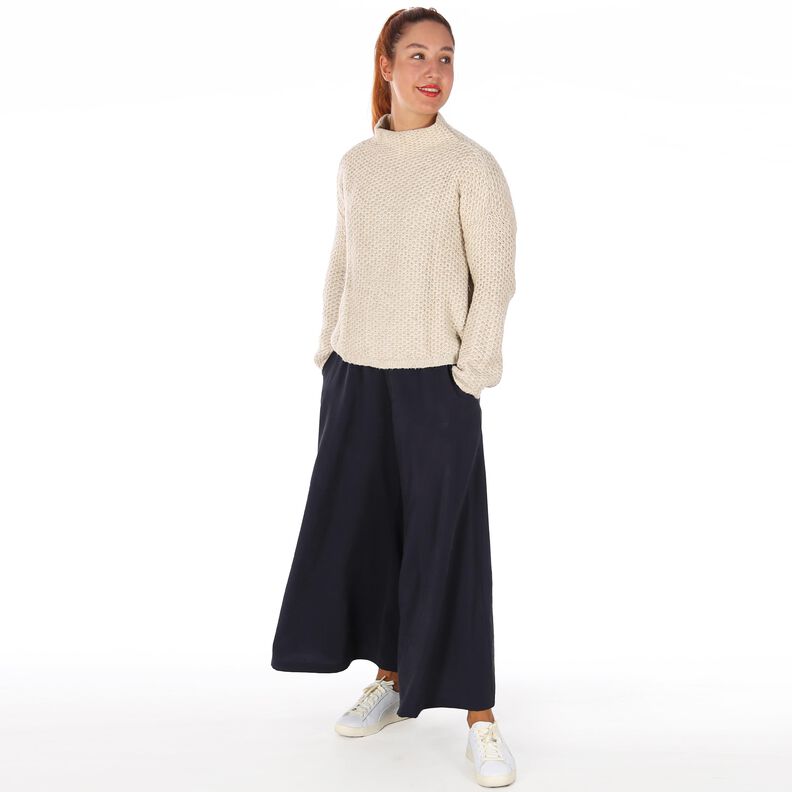 FRAU ORLA - weite Hose mit Gummibund  XS-XXL image number 4