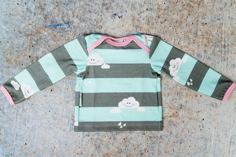 Baby Shirt Amerikanischer Ausschnitt KERDIL ♥ Gr. 56-98 image number 6