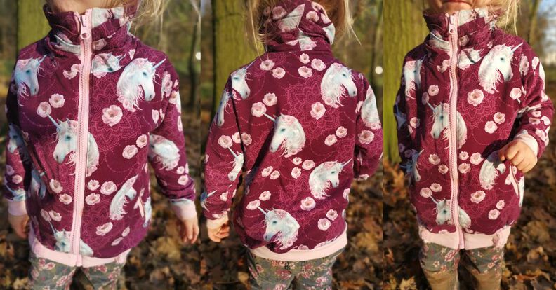 Cesana: coole Sweatjacke mit Falten Kragen: ebook 92-158 image number 9