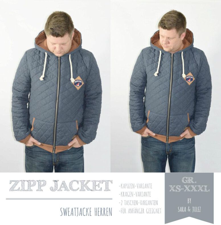 EBOOK ZIPP JACKET SWEATJACKE HERREN GR. XS-XXXL image number 8