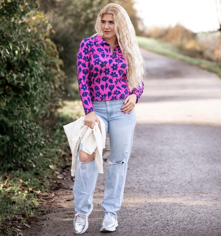 Kragen-Shirt #Vicky Nähanleitung und Schnittmuster (XS-XL) image number 2