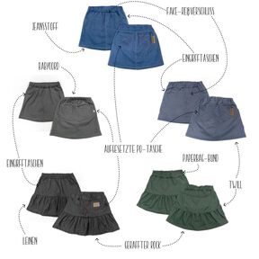 Denim Skirt | Schleiferlwerk | eBook | Gr&ouml;&szlig;en 80-146