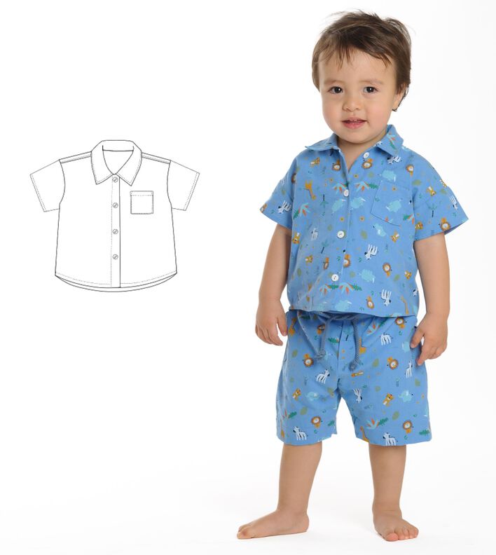 TOM Schnittmuster Hemd für Baby/Kleinkind-Jungen   image number 10