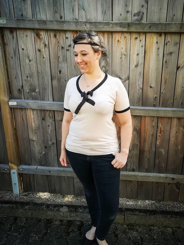 RAGLAN SHIRT YAELA DAMEN image number 5
