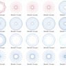 Stickdatei 49 Zirkel Mandala Blumen 11 - 13cm Teil 1 thumbnail number 8
