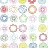 Stickdatei 49 Zirkel Mandala Blumen 5 - 7cm Teil 1 thumbnail number 5