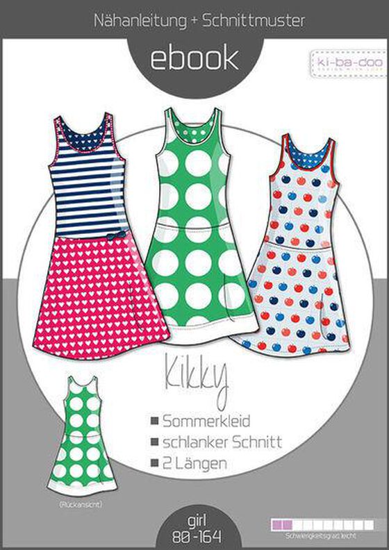 Ebook/Nähanleitung Skaterkleid Kikky Mädchen Gr. 80-164 image number 2