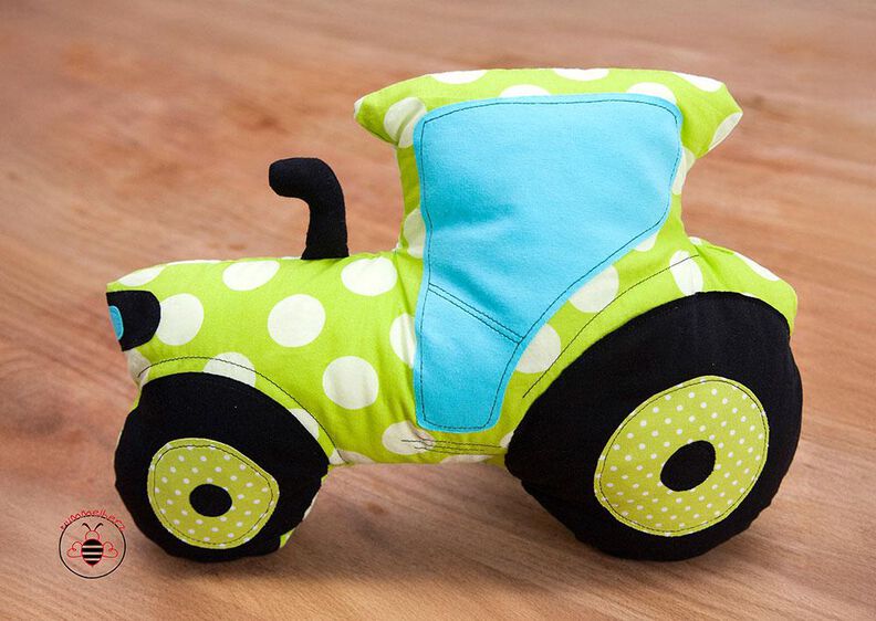 Traktor-Kuschelkissen (Nähanleitung und Schnittmuster) image number 8