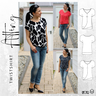 Shirt ATTING Gr. 34-54 + Videotutorial Ebook Schnittmuster thumbnail number 1