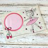 Stickdatei MugRug Untersetzer Ballerina 13x18cm und 13x20cm thumbnail number 1