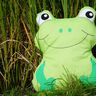 Frosch Kissen nähen 3 Gr. Schnittmuster Beamer  thumbnail number 2