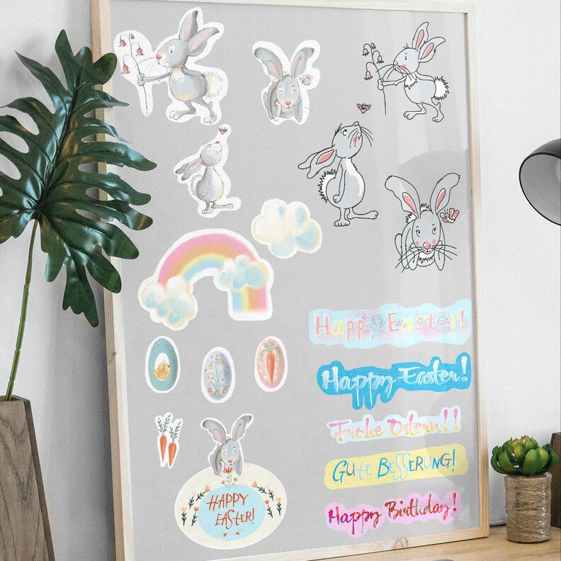 Plotterdateien & Printables Set Hase Rosalie image number 1