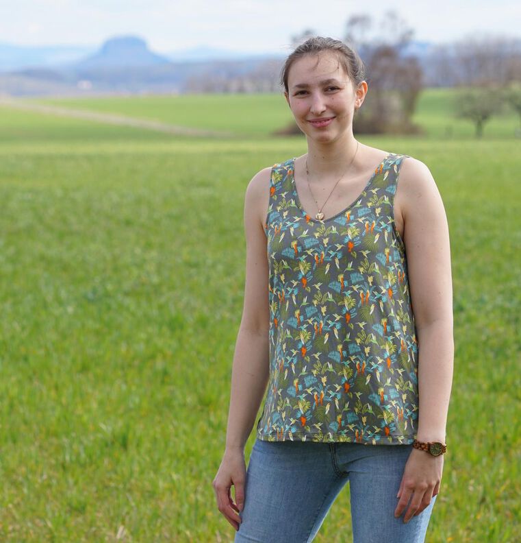 Shirt Sommer Top nähen mit Schnittmuster Beamer image number 7