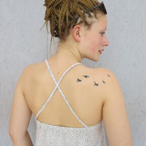 FRAU EIKE - Sommertop mit Spaghettitr&auml;gern XS-L