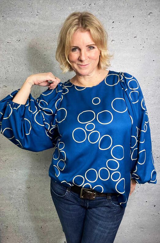 Bluse mit Puffärmeln (34-56) Fabulosa Damen Schnittmuster image number 6