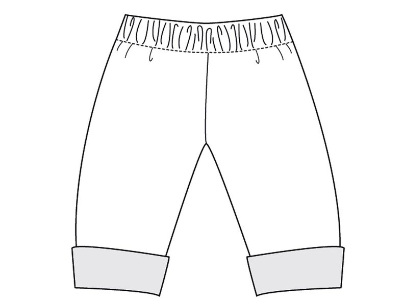 FIOCCO Schnittmuster Kinderhose wendbar und gefüttert image number 4