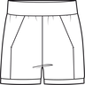 Kids Shorts für Stoffmix mit Taschen MiniBix ♥ Gr. 68-134 thumbnail number 2