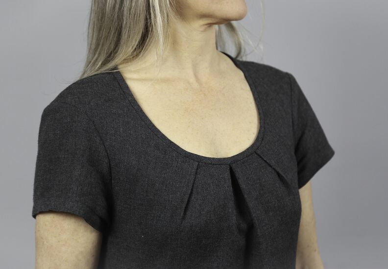 FRAU AMELAND - Variables Kleid mit Falten S-XL image number 2