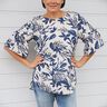 Bluse mit Rüsche (34-58) AREIA Damen Schnittmuster thumbnail number 9