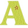 Sparset Stickdatei Buchstaben Herz + Stern Alphabet 3 + 5cm thumbnail number 5