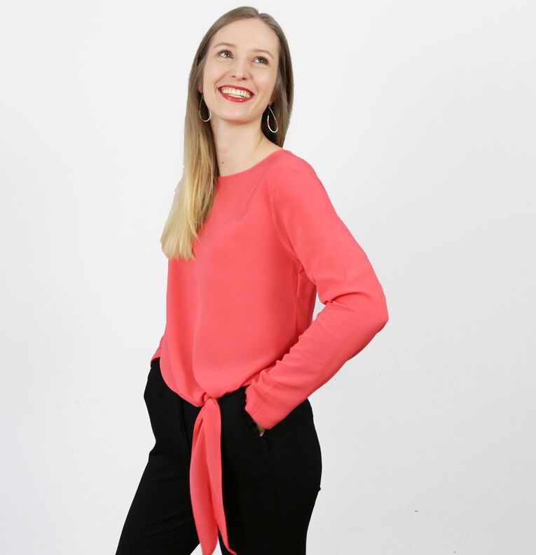 FRAU PINA - Knotenbluse XS-XL image number 5