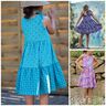 Knotenkleid Isabella Gr. 98 - 164 inkl. A0 thumbnail number 1