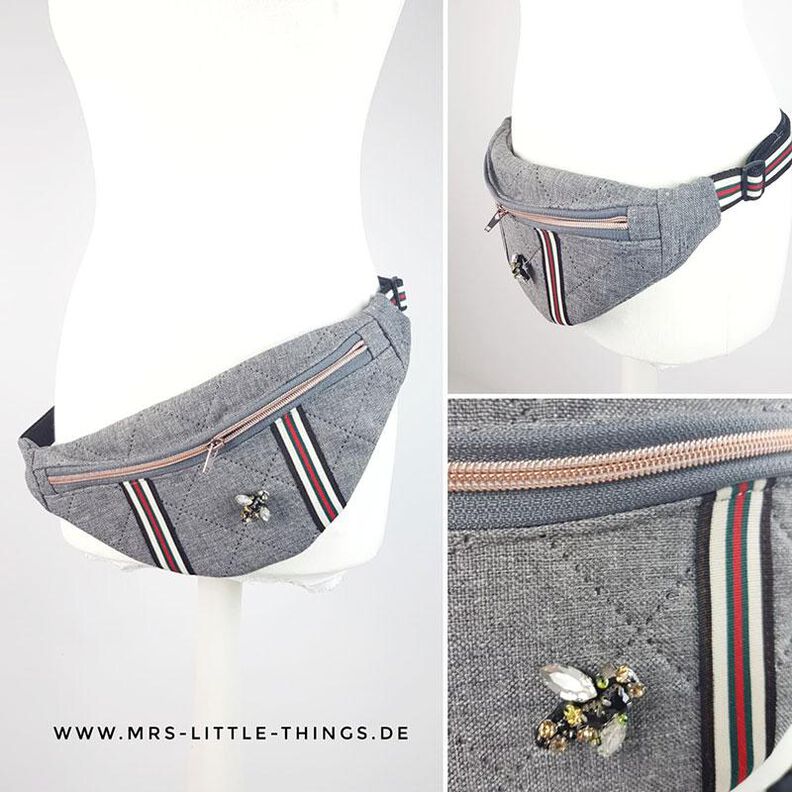 Bauchtasche "Marisa", Schnittmuster und Ebook image number 6