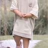 Long Beachhoodie Gr. 62-164, Badeponcho, Frottee, Musselin thumbnail number 2