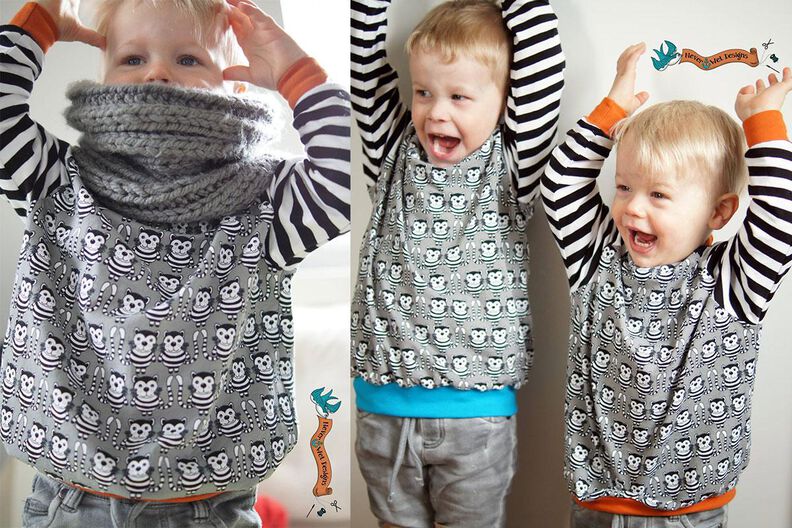 Ebook Schnittmuster Billund Basicpullover Jungen image number 2