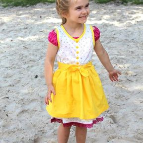 Dirndl "RESI"  Gr 62-104 mit Bluse