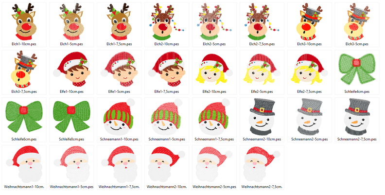 Weihnachten Stickdatei image number 3