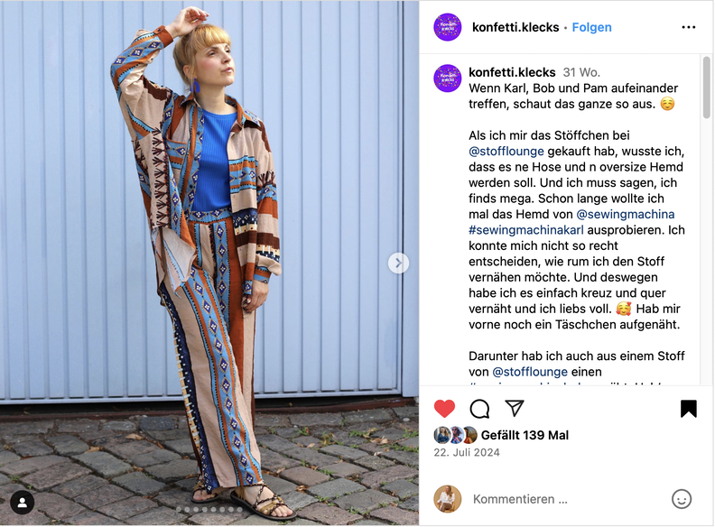 Oversize Bluse Karl / PDF Schnittmuster image number 9