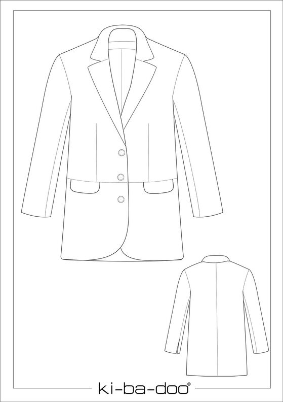 ebook Blazer Olivia | Größe 32-52 DIN A4 PDF zum download image number 7