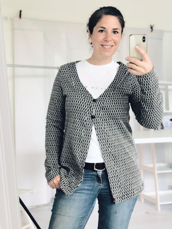 Ebook / Nähanleitung Damen Cardigan / Strickjacke image number 4