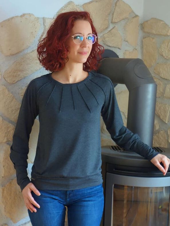 Luna - Schnittmuster Damen Pullover 34-54 image number 7