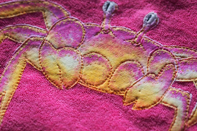 Applikationsvorlage und Nähanleitung Krabbe image number 6