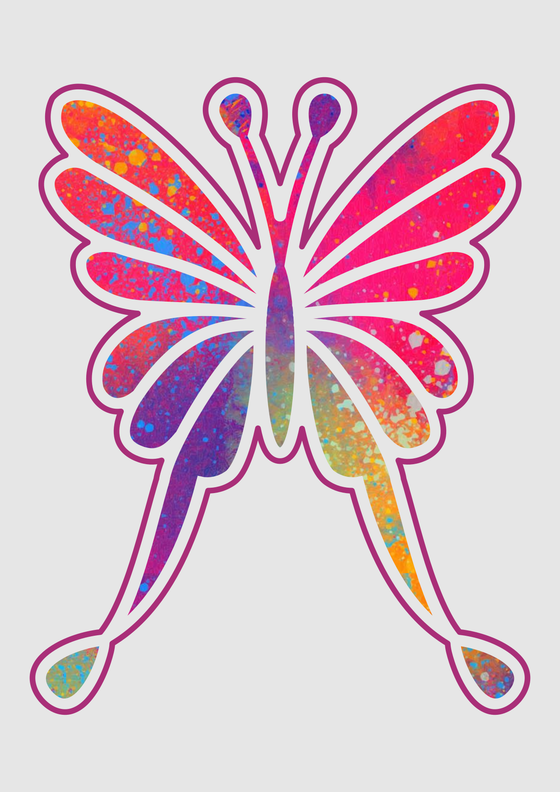Schmetterling Stoffmotiv image number 3