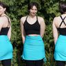 Yoga Rock mit seitlicher Raffung nähen mit Schnittmuster thumbnail number 2