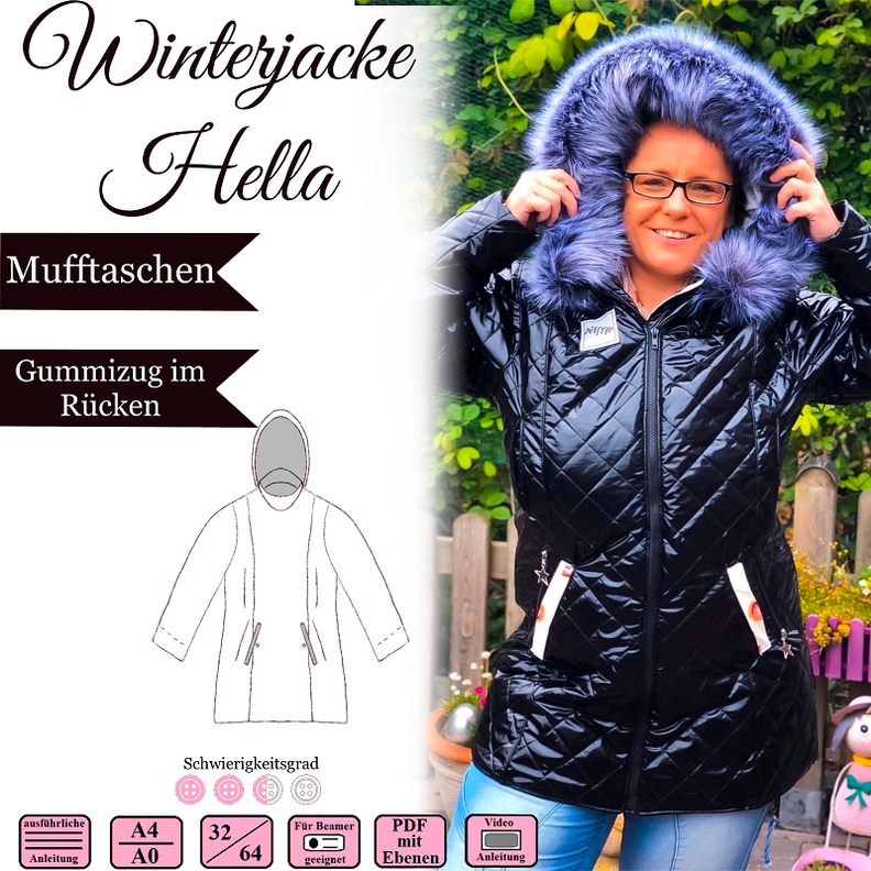 Winterjacke Hella - EBook und Nähanleitung - Gr 32-64 image number 1