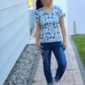  BASIC-SHIRT 1  RUNDHALS  +gratis Plott Schnittmuster thumbnail number 7