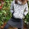 Schalkragen Shirt / Kleid "Lena", Schnittmuster Gr. 110-152 thumbnail number 2