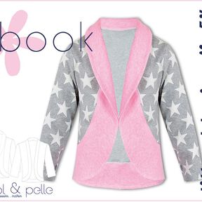 Ebook/Nähanleitung Cardigan mit Schalkragen